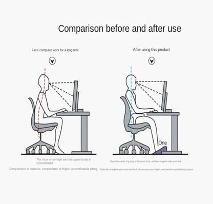 Ergonomic Massage Roller Footrest
