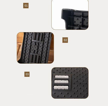Ergonomic Massage Roller Footrest