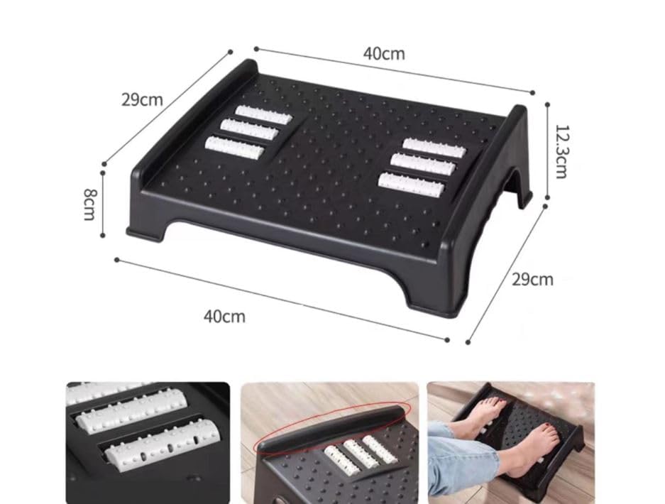 Ergonomic Massage Roller Footrest