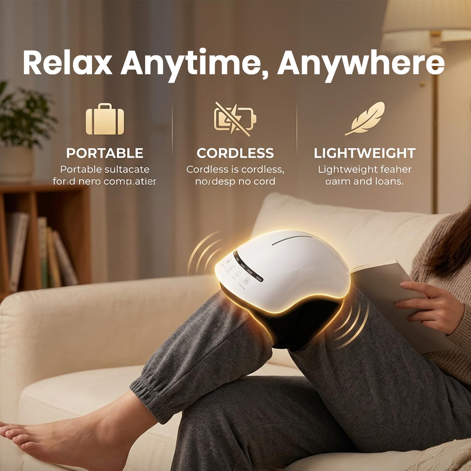 Premium Cordless Knee Massage System