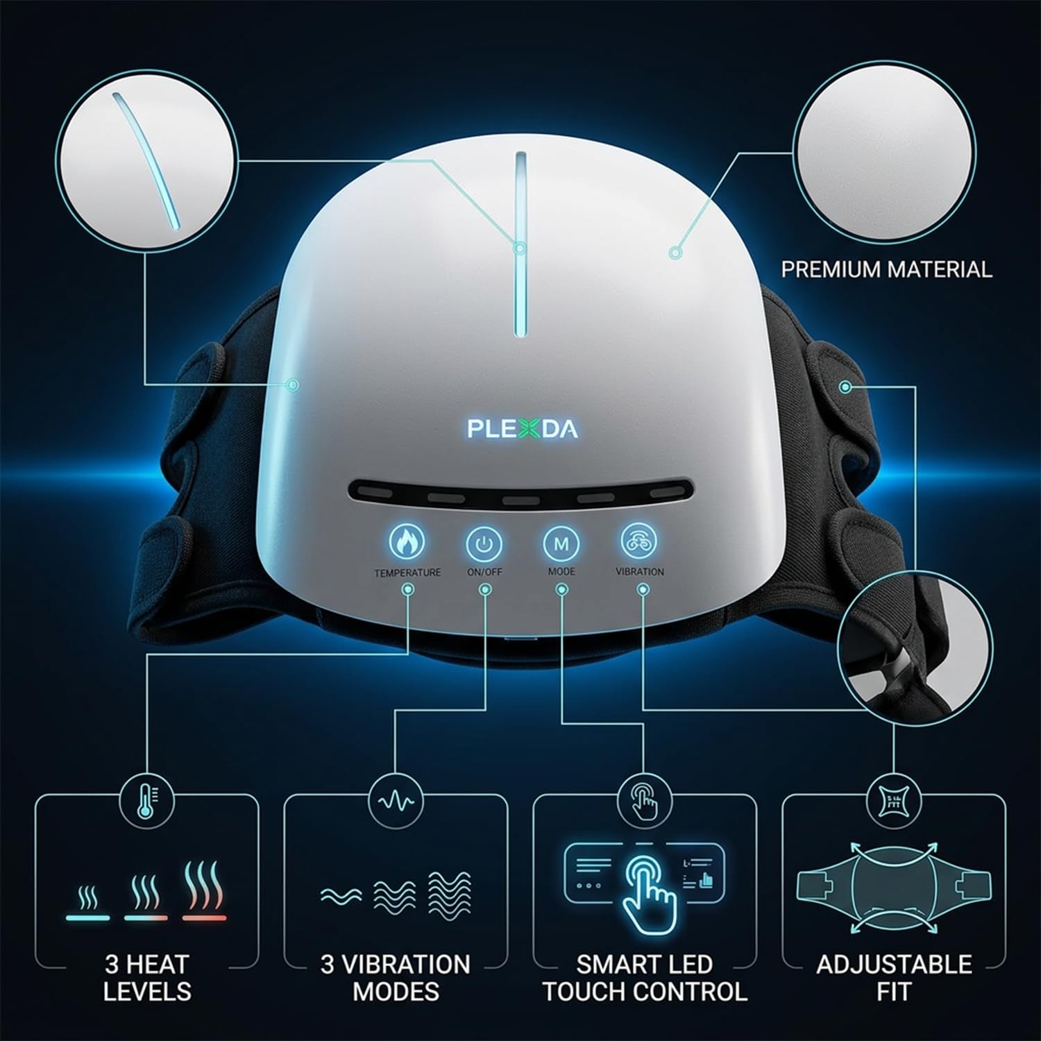 Premium Cordless Knee Massage System